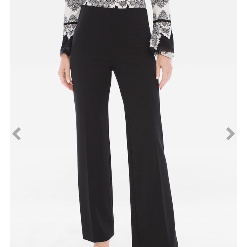 Chico’s 0R Black Wide Leg Pants